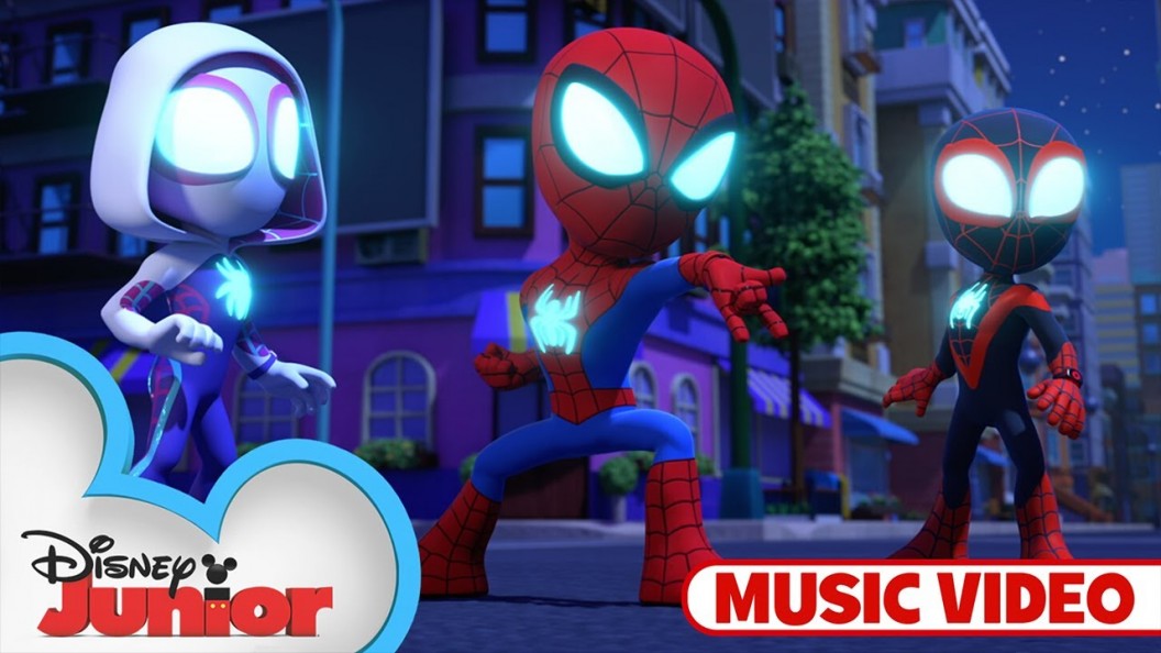Spidey and His Amazing Friends | Music Video: Glow Webs Glow | Comics2Film