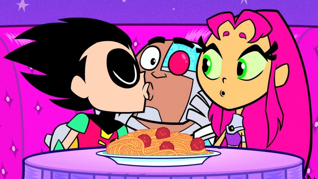 Starfire And Robin Have A Baby