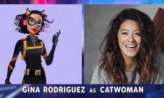 Tom Kenny and Gina Rodriguez in Batwheels