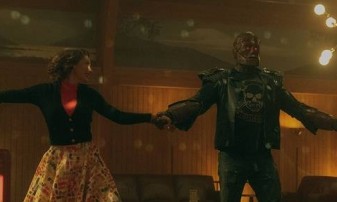 April Bowlby, Brendan Fraser and Diane Guerrero in Doom Patrol