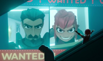 Still frame from Nimona on Netflix