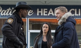 Corey Reynolds as Sheriff Mike Thompson, Sara Tomko as Asta Twelvetrees, Alan Tudyk as Harry Vanderspeigle 