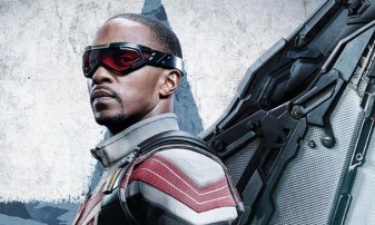 Anthony Mackie as The Falcon in The Falcon and The Winter Soldier