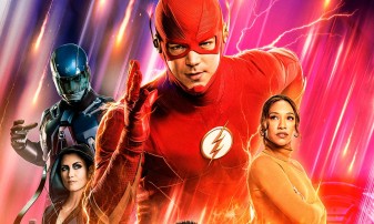 Grant Gustin, Brandon Routh, Candice Patton, Chyler Leigh, Katherine McNamara, Cress Williams and Javicia Leslie in The Flash Season 8