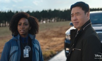 Teyonah Parris and Randall Park in WandaVision